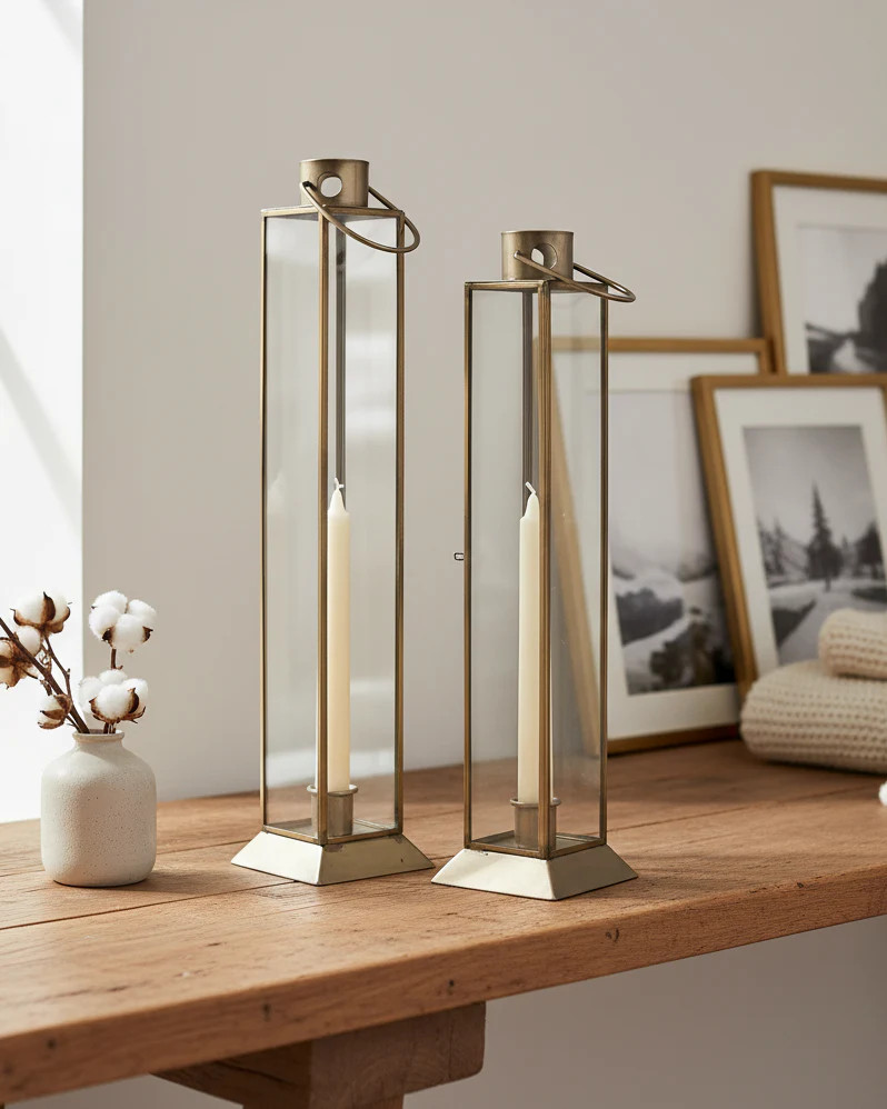 Lantern Taper Candle Holder | MJHome