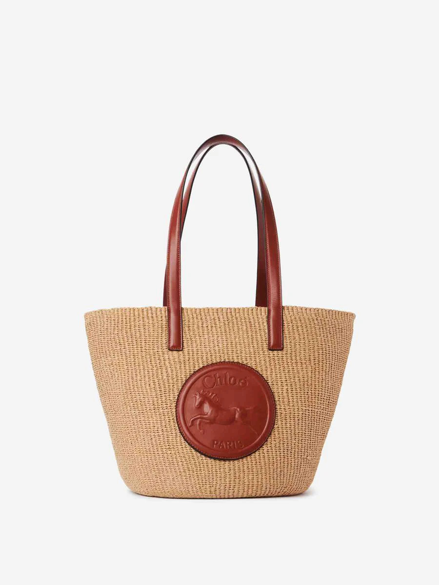 Chloé Raffia Tote Bag | Baltini