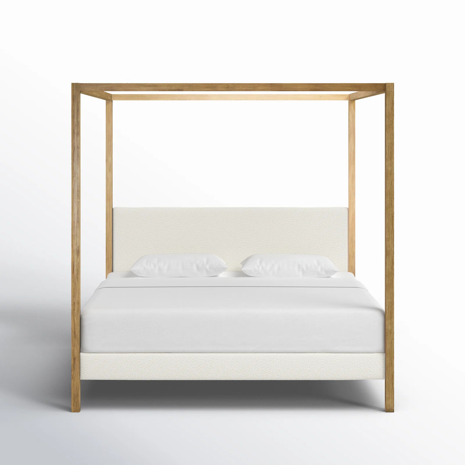 Bary Boucle King Canaopy Bed | Joss & Main