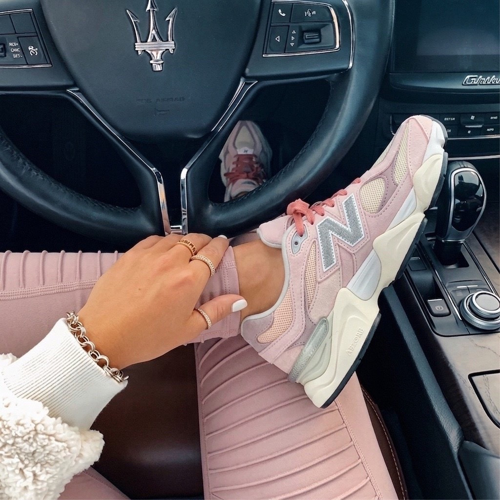 New balance 9060 sneakers I went down a half size and changed the lace color 