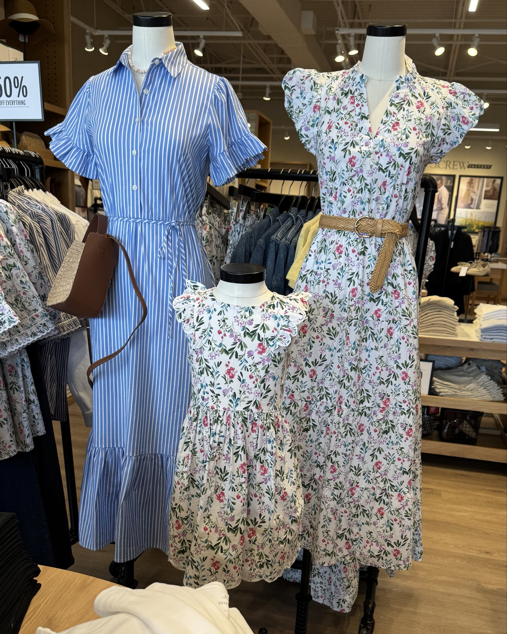 Popped in J.Crew Factory today and found so much goodness!! The entire store is 50% off. The matching mother/daughter dresses brought back so many memories!! 


#LTKSaleAlert #LTKdayinmylife #LTKmomlife