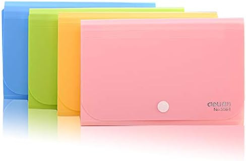 Expanding File Folder, Subdivision Accordion File Folder Mini Organizer PP Wallet for Cards,Coupo... | Amazon (US)