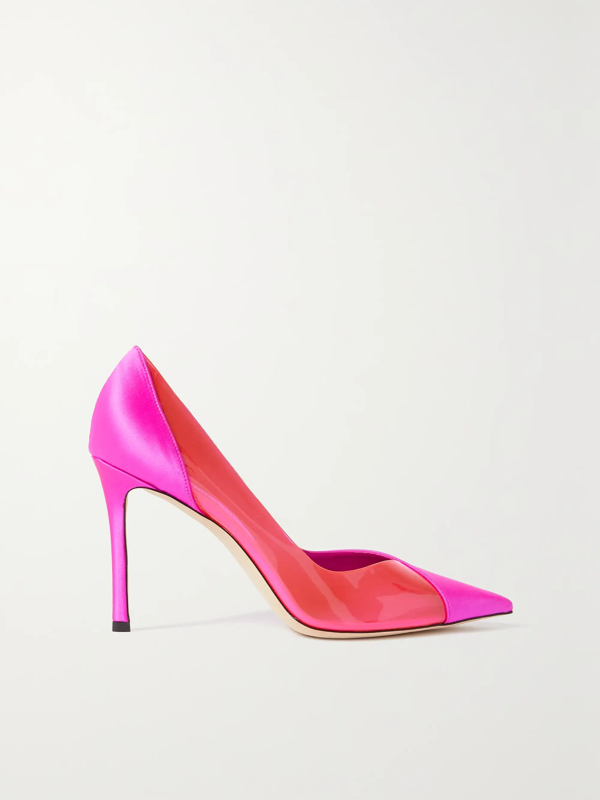 Cass 95 satin and PVC pumps | NET-A-PORTER (US)