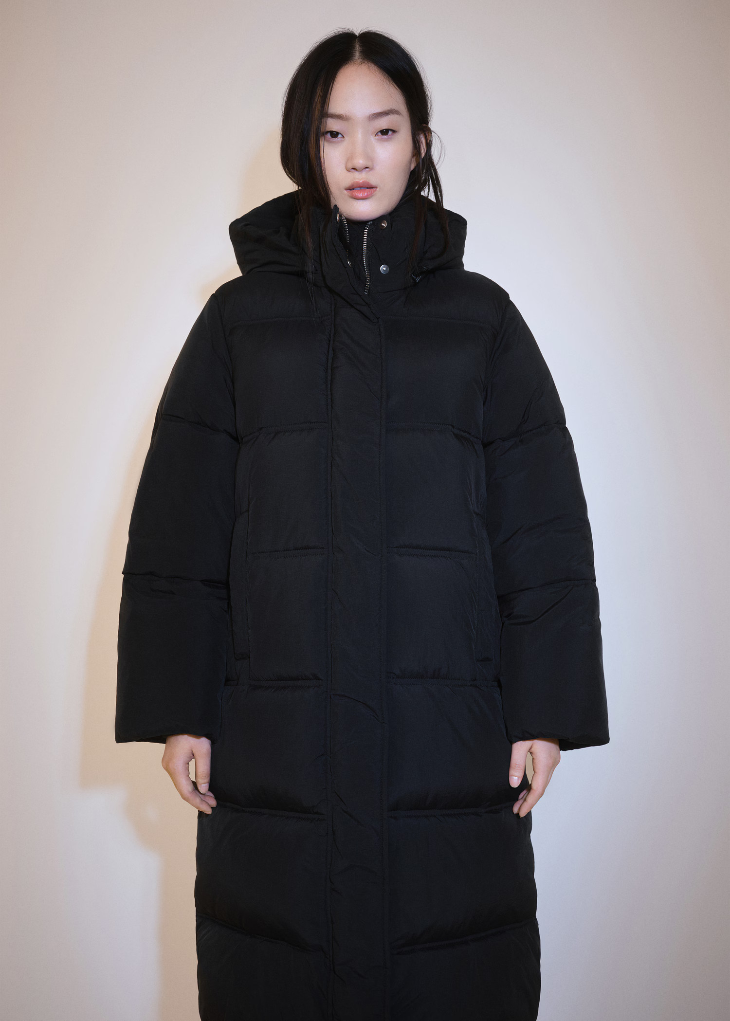 Hood quilted coat | MANGO (UK)