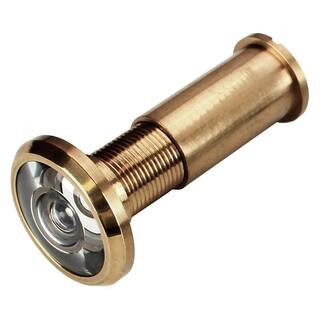 Defiant Bright Brass 200 Degree Door Viewer 70522 - The Home Depot | The Home Depot