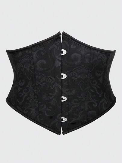 1pc Women's Body Shaping Corset Belt, Tight-Fitting Tummy Control Waist Trainer Halloween Accessories For Ladies For Dress Western Cowboy Cowgirl Country Wear Vintage Black Belt Women Corset Belt For Dress,Waist Trainer Waist-Shaping For Waist Slimming And Tummy Control | SHEIN