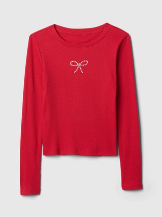 Kids Ribbed T-Shirt | Gap Factory