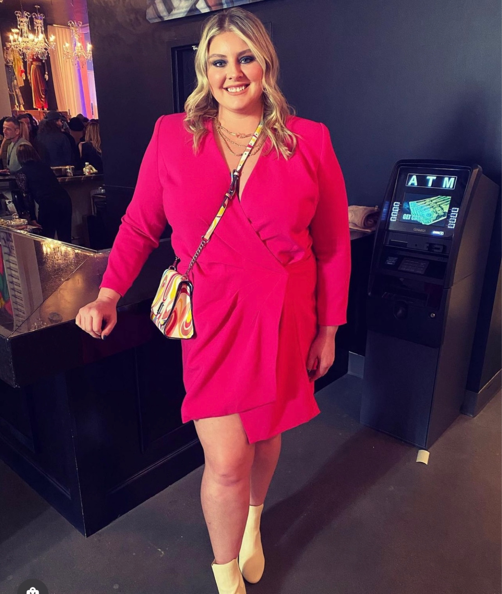 Omaha Fashion Week! 
Plus size suit dress, bright pink! 

#LTKbeauty #LTKcurves #LTKunder50