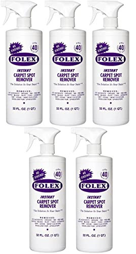 FOLEX Instant Carpet Spot Remover, 32oz, Pack of 5 | Amazon (US)