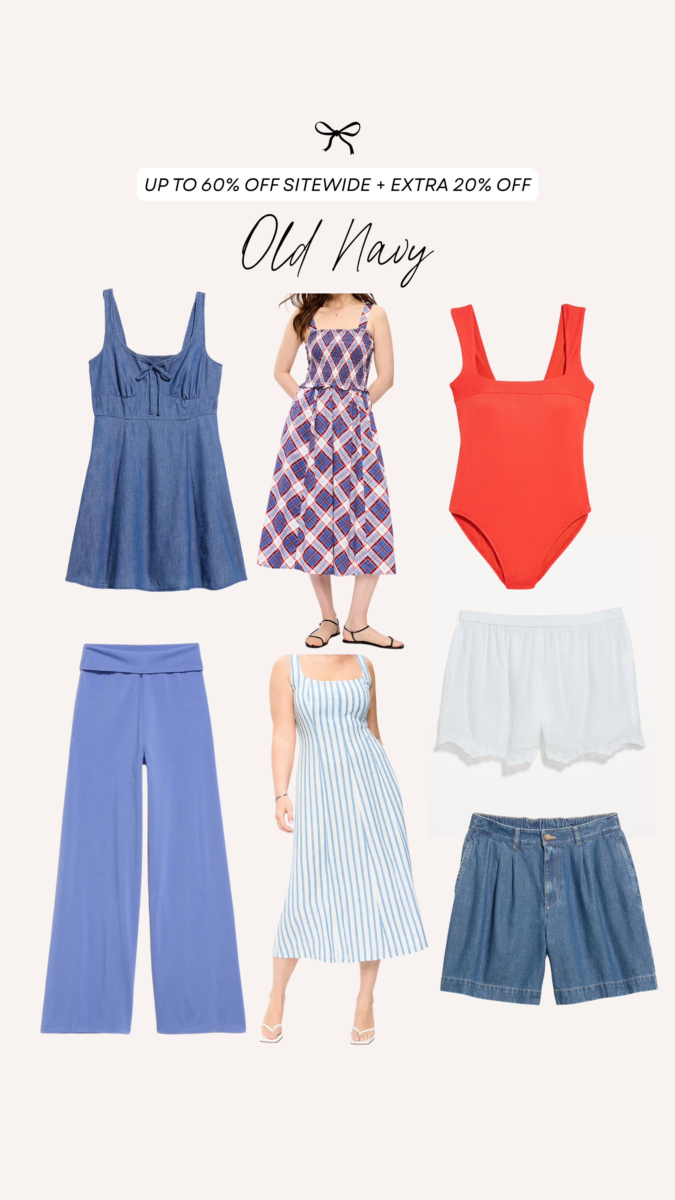 Old Navy is having an insane sale right now! Whole store is up to 60% off + and extra 20% off every purchase! You NEED to take advantage of this deal!!

summer fashion, sun dress, swimwear 

 #LTKgrwm #LTKootd #LTKOver40