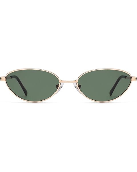 Retro Oval Sunglasses for Women Mens with Spring Hinge Sunnies AP3696 | Amazon (US)