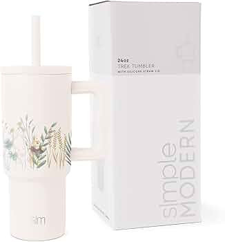 Simple Modern Disney Kids 24 oz Tumbler with Handle and Silicone Straw Lid | Spill Proof Leak Res... | Amazon (US)