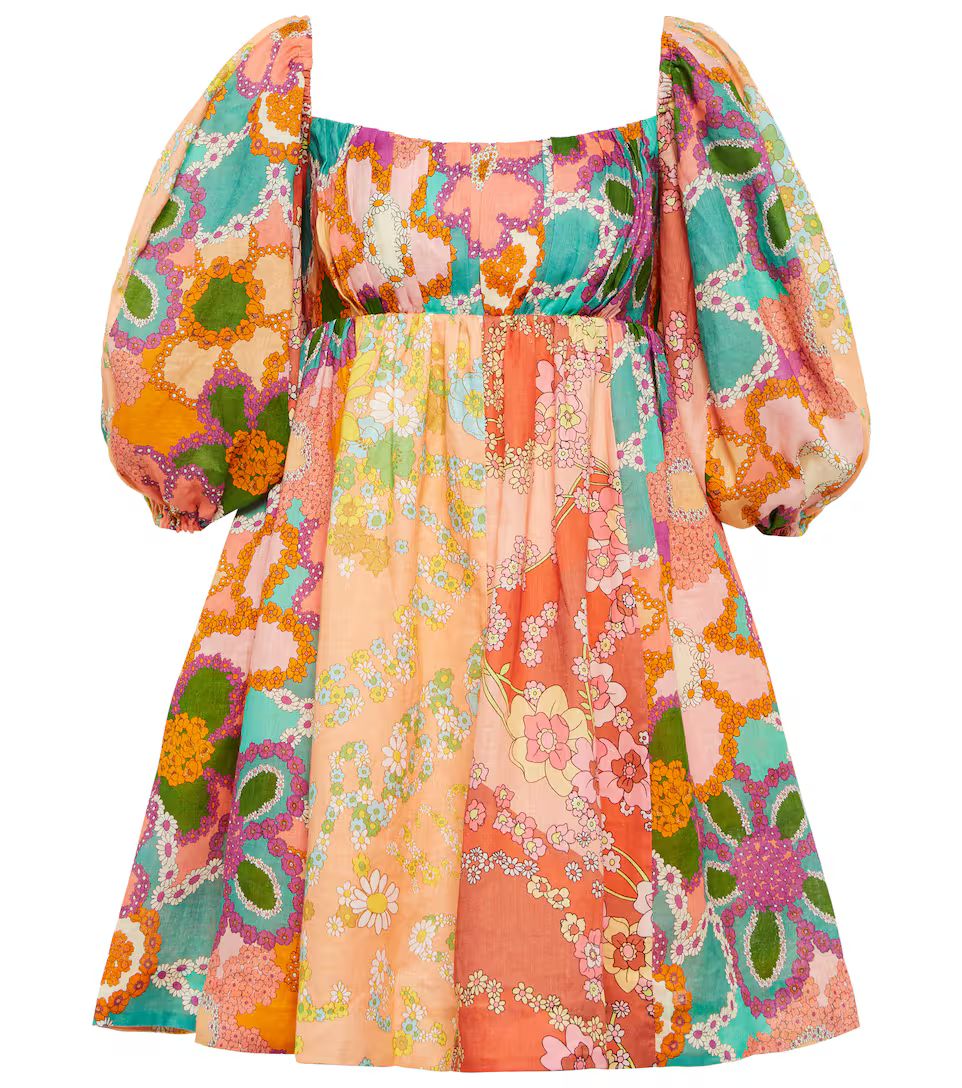 Lola floral linen minidress | Mytheresa (US/CA)
