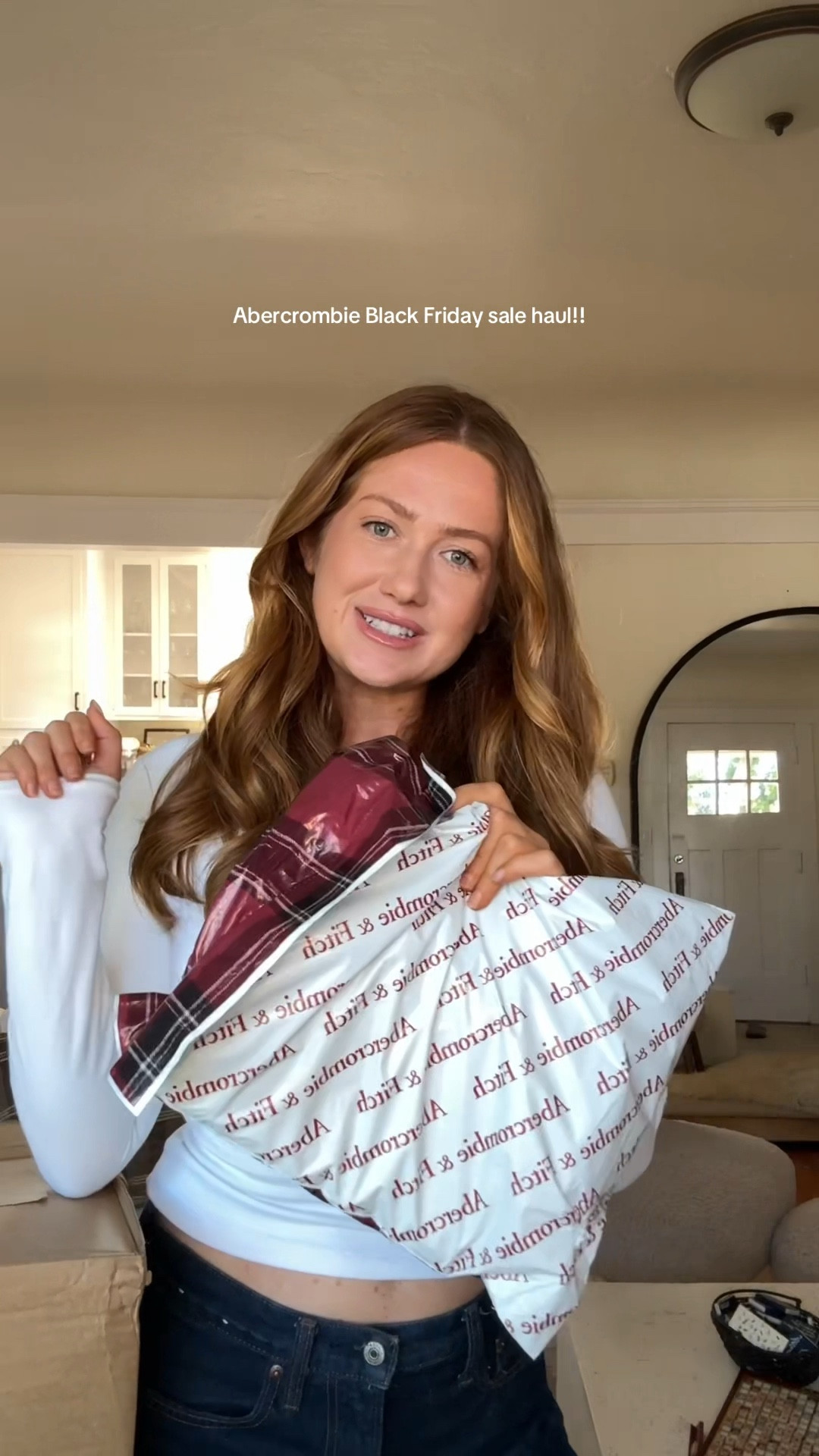 Try on haul of my Abercrombie Black Friday order! Everything is on sale all week, plus there’s a stackable discount code CYBERAF !! 

#LTKCyberWeek #LTKFindsUnder100 #LTKSaleAlert