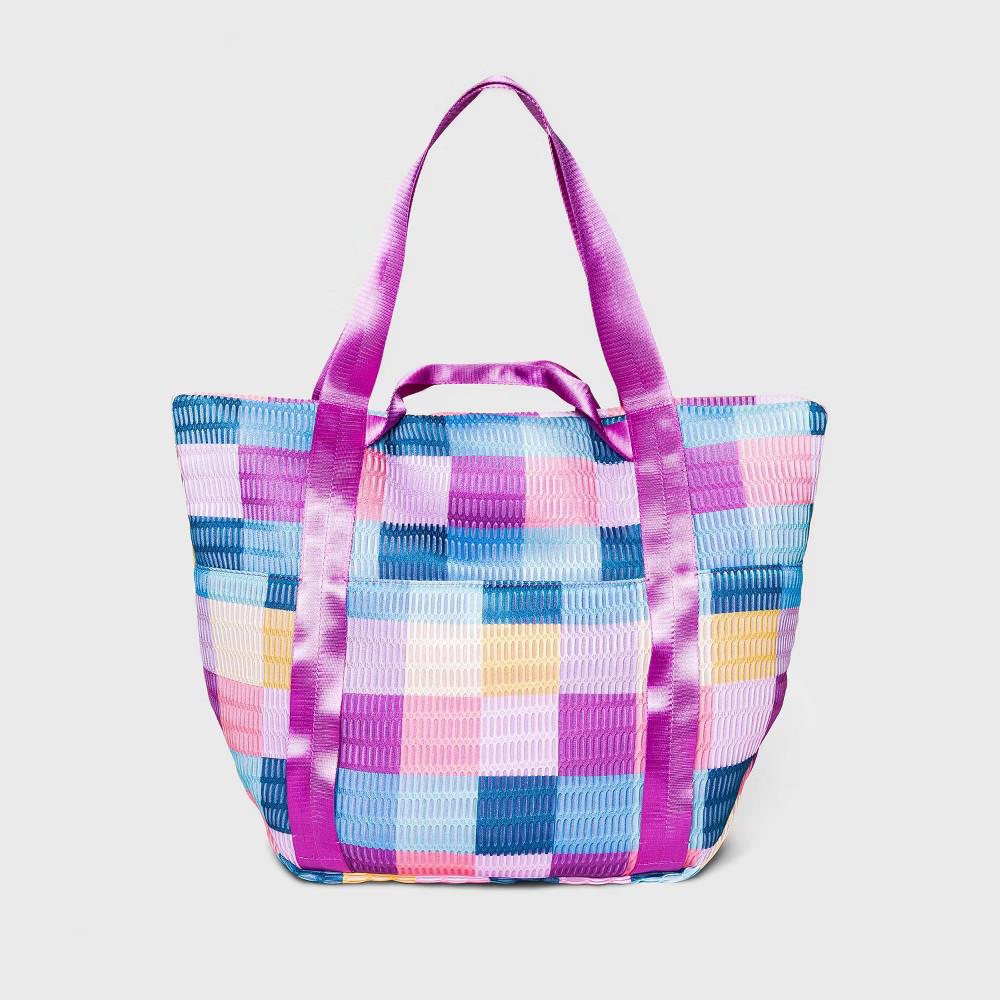Zip Closure Tote Handbag - Shade & Shore , MultiColored | Target