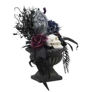 Tombstone, Skull & Floral Arrangement by Ashland® | Michaels Stores