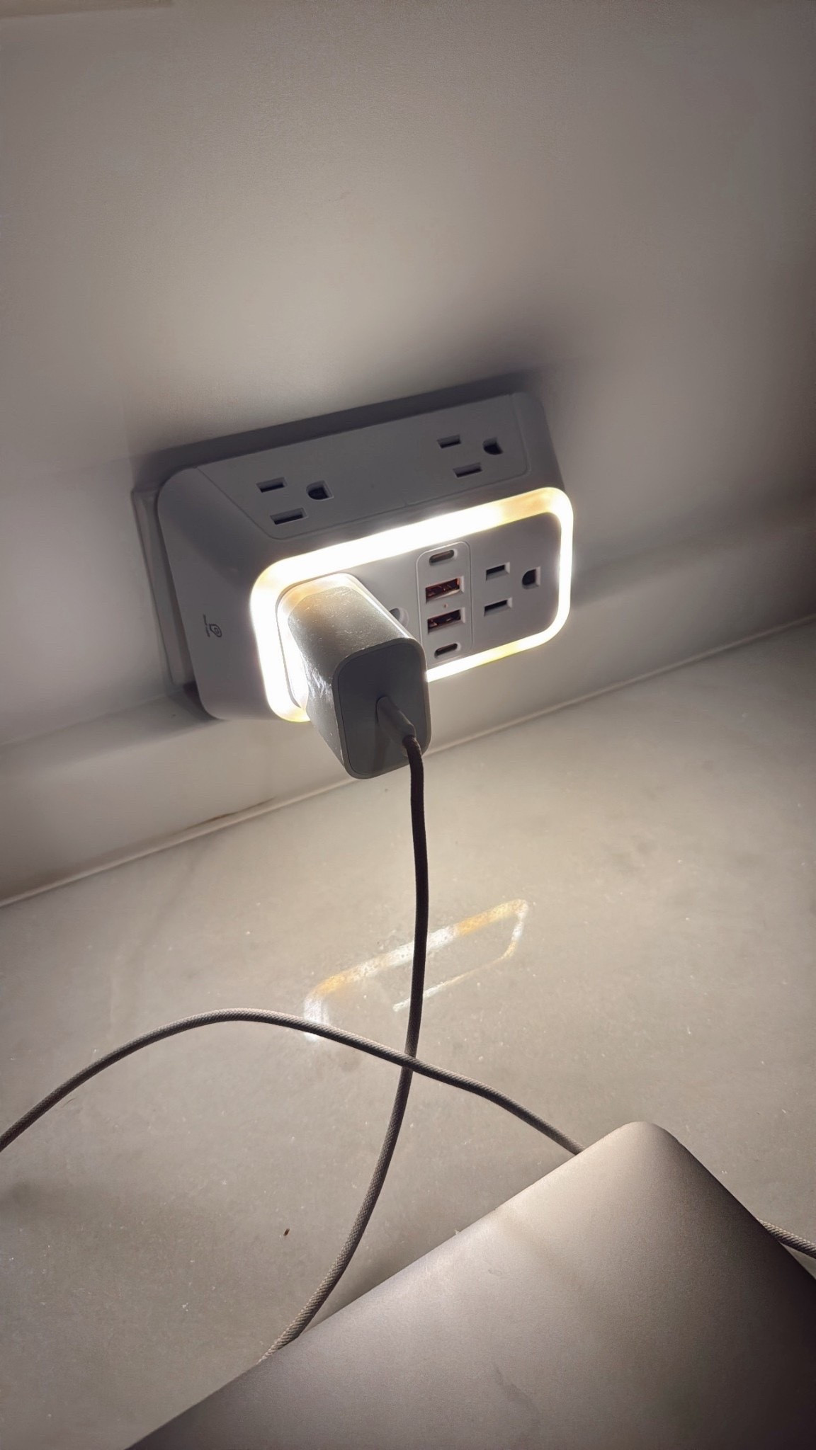 This wall outlet extender adds extra plugs + USB ports without the clutter — and the built-in night light is so convenient for bedrooms, bathrooms, etc.🥰



Home, Amazon, gadget, essentials, outlet extension, night light, glow in the dark, practical, Katy roach, livingmybeststyle

#LTKHome