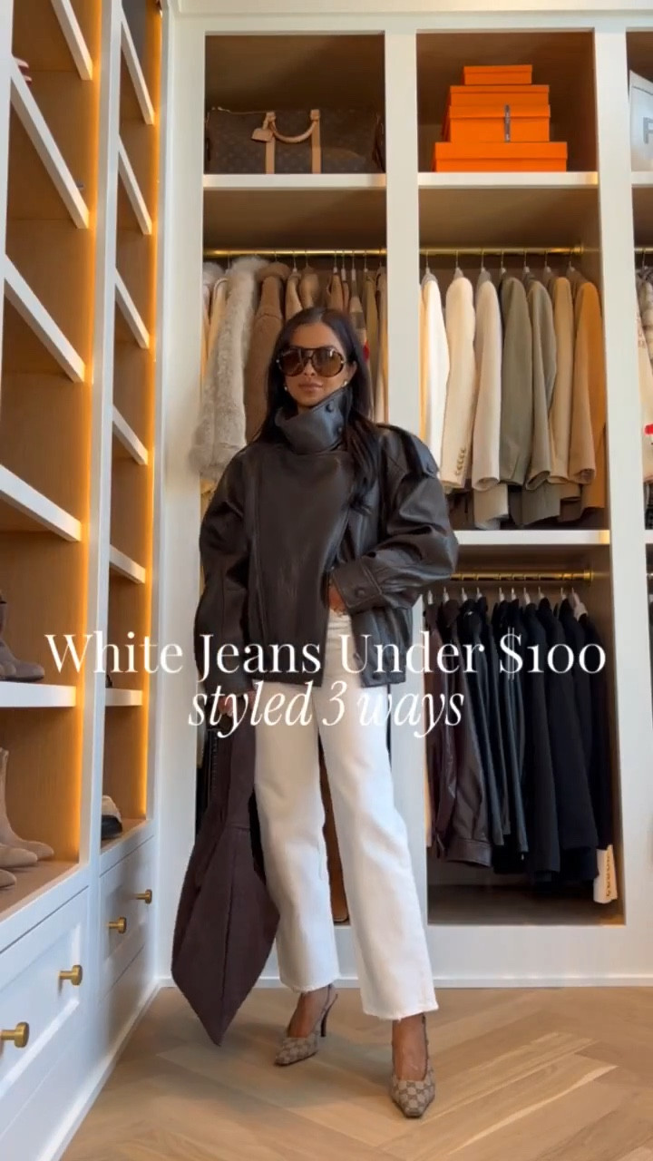 White jeans under $100 styled 3 ways and they are such a spring wardrobe staple. The Levi’s Ribcage Straight Ankle jeans in the Cloud Over wash have that ultra flattering high rise that defines your waist and elongates your legs while keeping a clean, classic straight leg fit.

Levi’s jeans in Cloud Over - wearing a 24, runs TTS. 
miamiamine white jeans under 100 levi's ribcage straight ankle jeans cloud over flattering white denim spring outfit ideas chic everyday style elevated basics casual spring outfits timeless wardrobe staples minimalist fashion finds white denim spring fashion spring outfit inspo

#LTKPetite #LTKOver40 #LTKootd