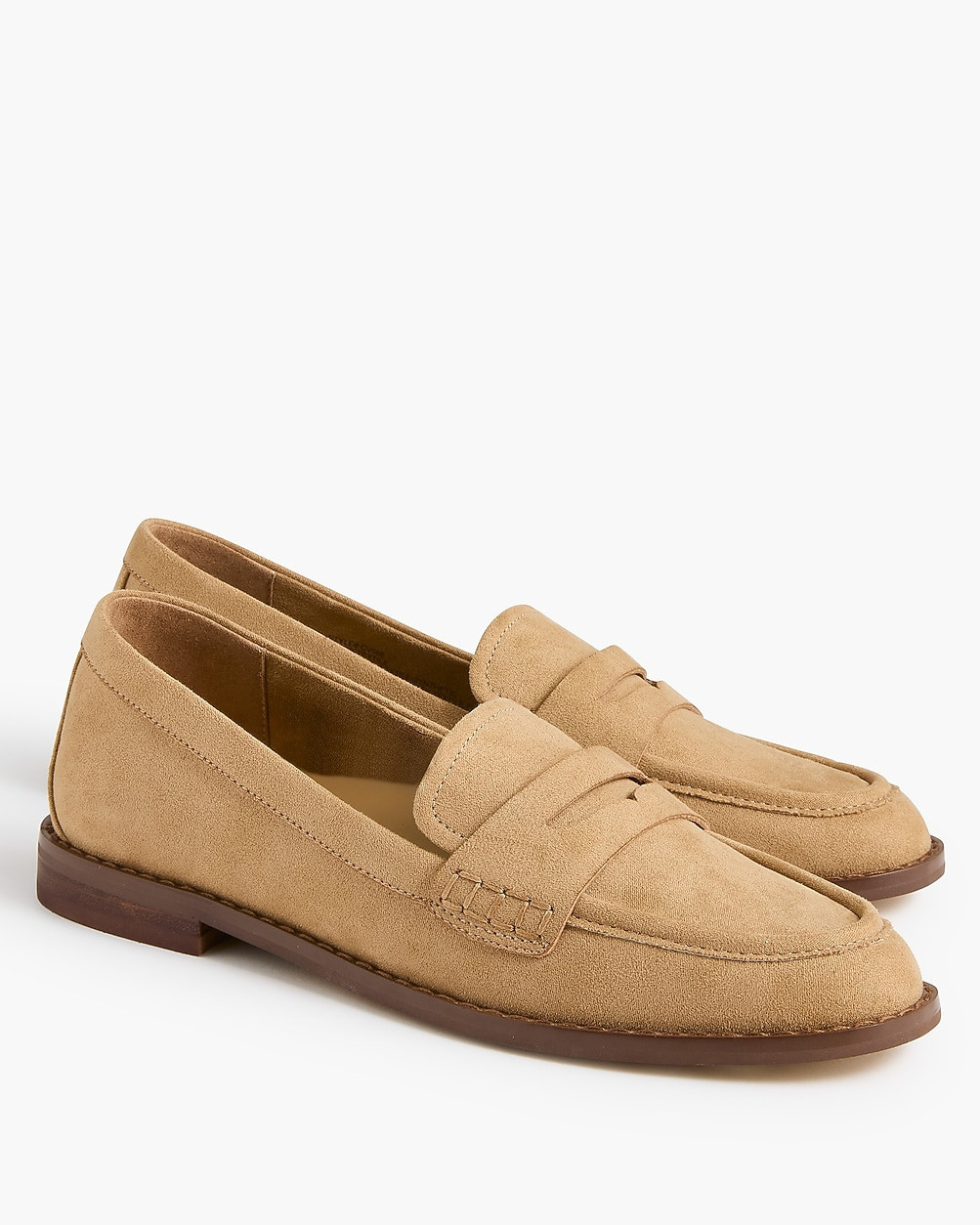 Sueded flex penny loafers | J.Crew Factory