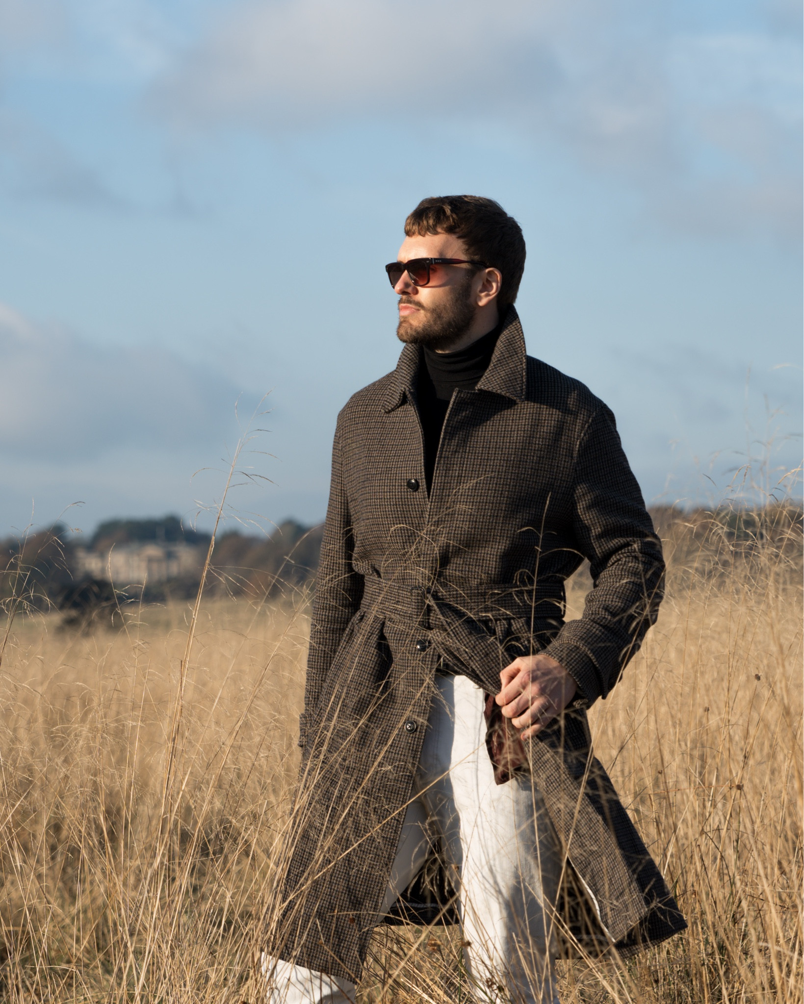 Trench coat marks and spender Abercrombie jeans winter outfit men’s outfits autumn layering Chelsea boots sunglasses Percival denim jeans leather belt 

#LTKmens #LTKautumn #LTKuk