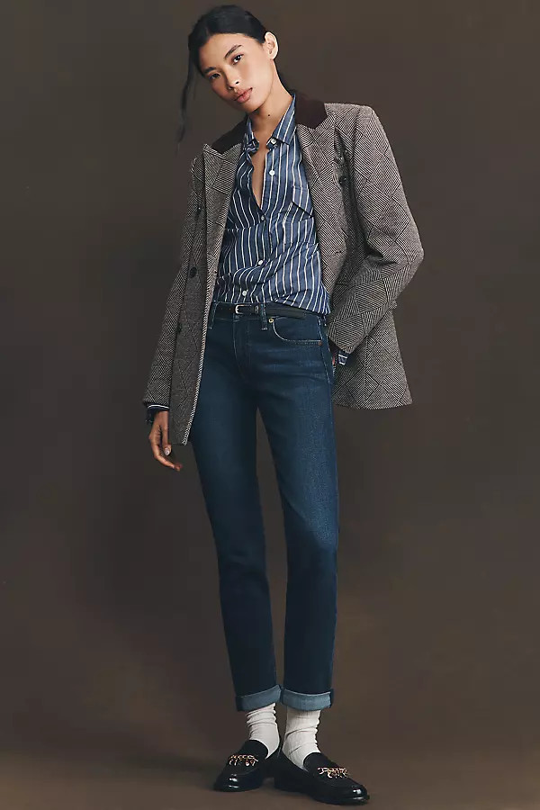 Dre Low-Rise Slim Boyfriend Jeans | Anthropologie (US)