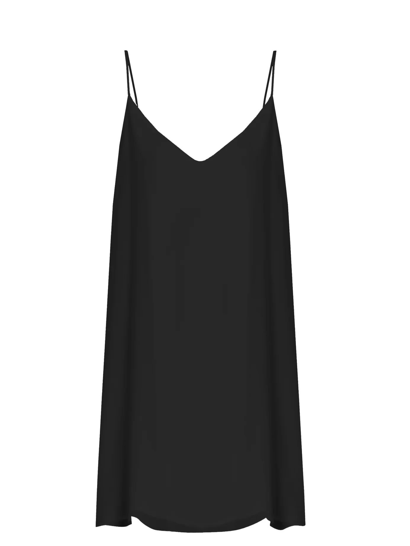 Deep-V silk slip dress | Matches (US)