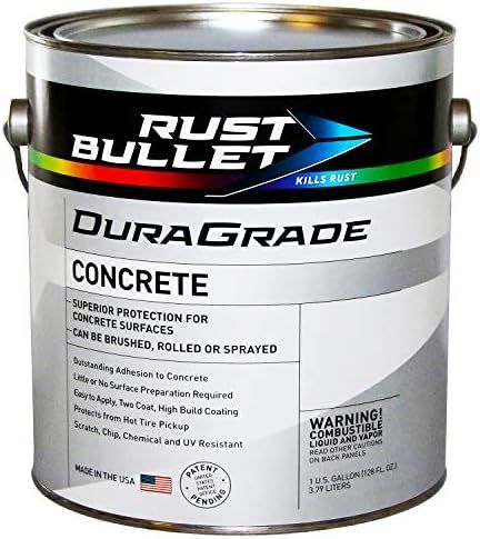 Rust Bullet DuraGrade Concrete High-Performance Easy to Apply Concrete Coating in Vibrant Colors ... | Amazon (US)