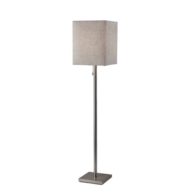 Estelle Floor Lamp Brushed Steel - Adesso | Target