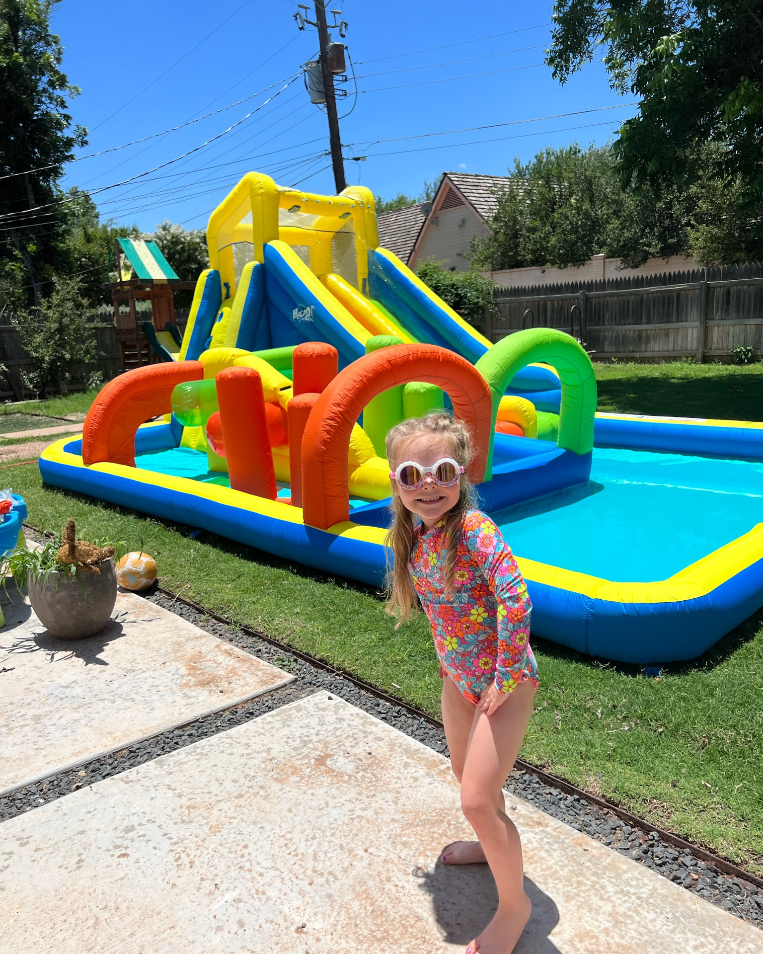 Best summer purchase ever. Keep your kids entertained for hours with this obstacle course water slide 

#LTKkids #LTKswim #LTKfamily