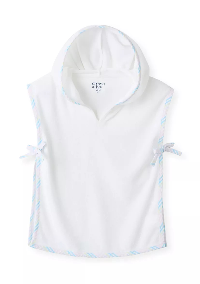 Toddler Girls Seersucker Trim Cover Up | Belk