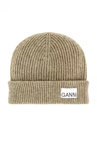 Light Structured Rib Knit Beanie
                    
                    Ganni | Revolve Clothing (Global)