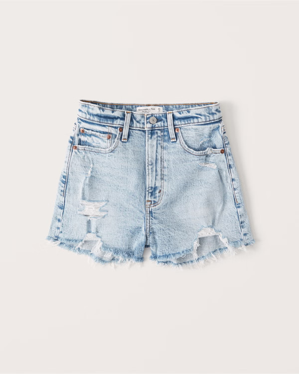 High Rise Mom Shorts | Abercrombie & Fitch (US)