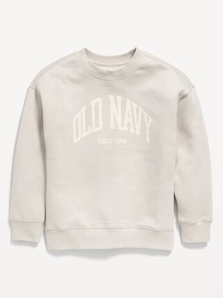 Oversized Logo-Graphic Sweatshirt for Boys | Old Navy (US)