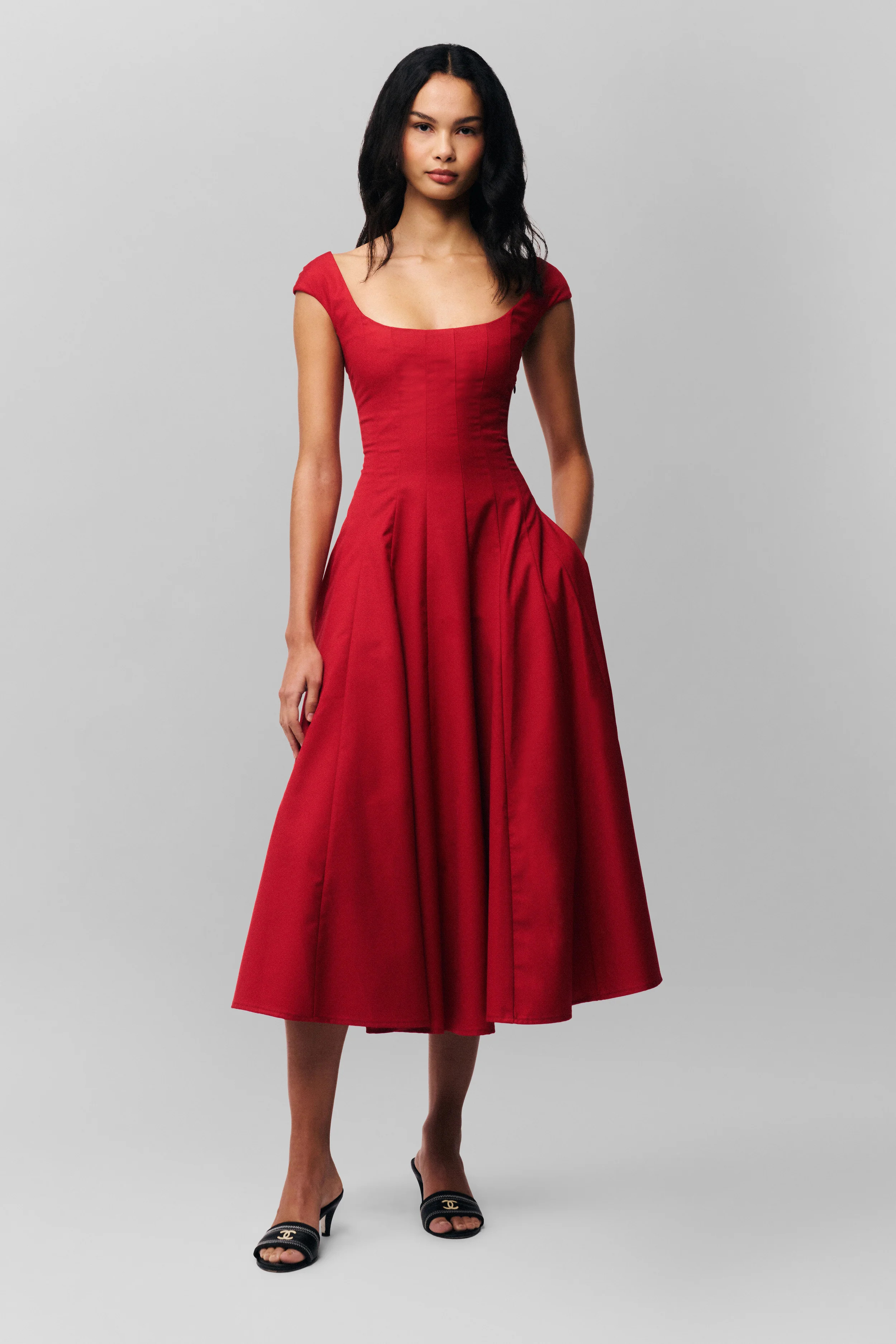 Leila Twill Dress | Danielle Guizio NY