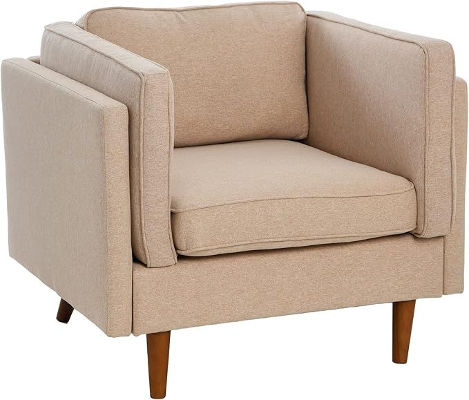 Creative Co-Op Atley High Sided Sofas, Wheat | Amazon (US)