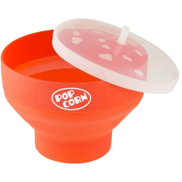 Chef Buddy's Microwave Popcorn Popper Bowl, No Oil Necessary | Walmart (US)