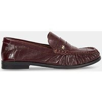 Dune Grisella Burgundy Leather Loafer Burgundy - Dune - Size: 4 | JD Williams (UK)