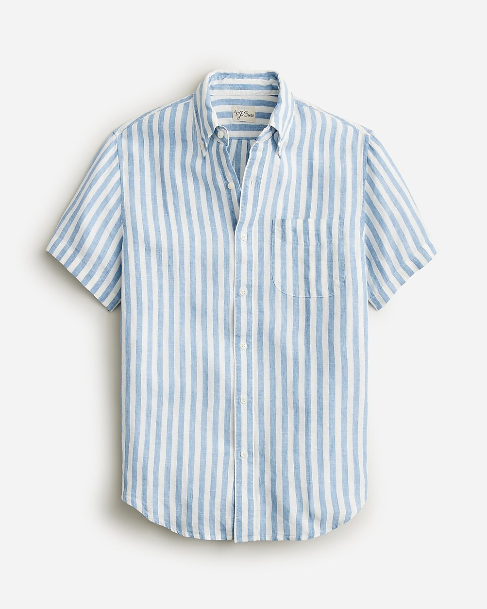 Short-sleeve Baird McNutt Irish linen shirt | J. Crew US