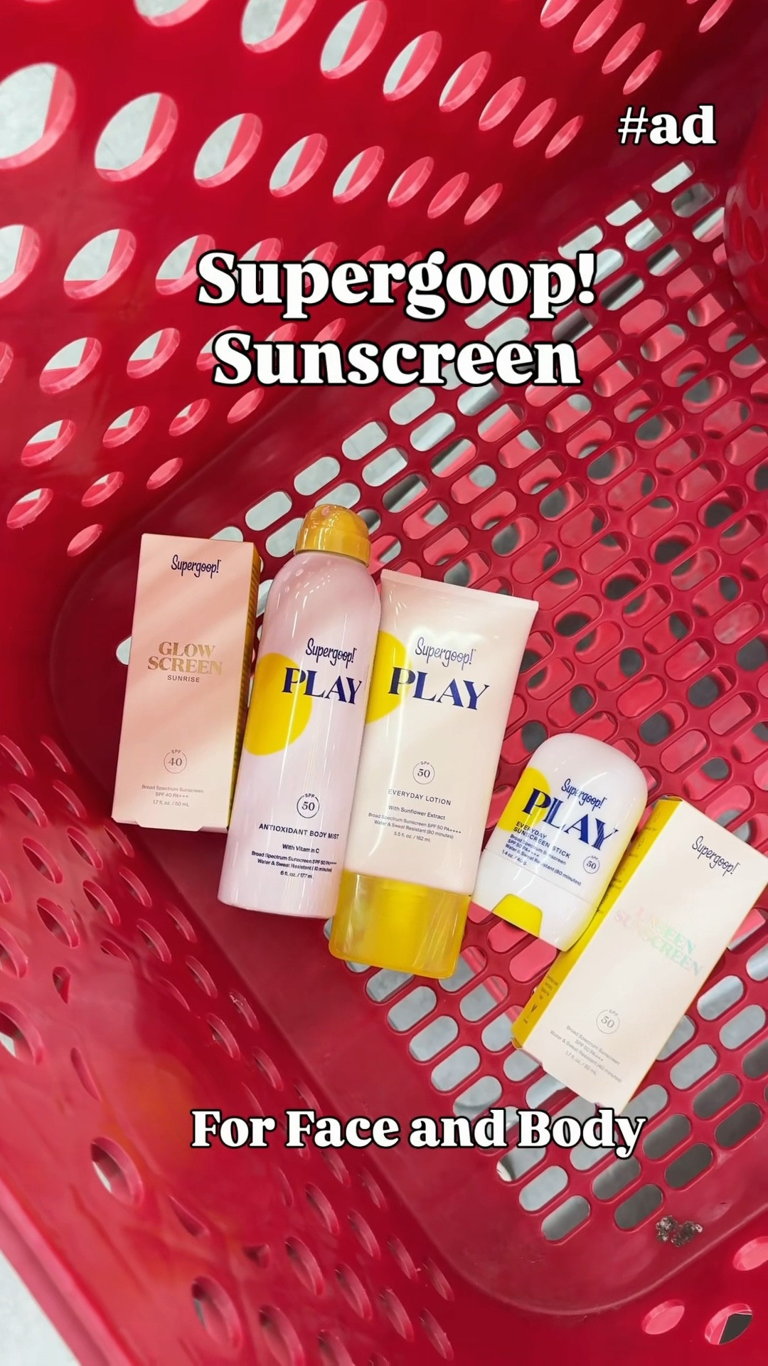 #ad #Supergopppartner Summer break is just around the corner, so this is your reminder to stock up on your favorite sunscreen products from @Supergoop! Supergoop! Supergoop at @Target   ☀️ Make sure to protect your skin from harmful UVA & UVB  before having all the fun in the sun. 

Look for Supergoop! Sunscreen at Target and Target.com

#Supergoop #Target #TargetPartner #newattarget