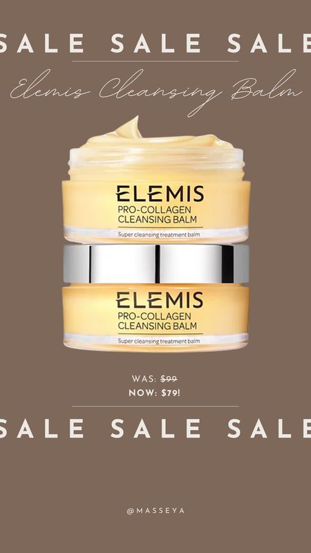 Elemis Pro-Collagen cleansing balm is on sale!!

Elemis on sale, qvc deal, skincare, makeup remover, beauty on sale, daily deal 

#LTKsalealert #LTKbeauty