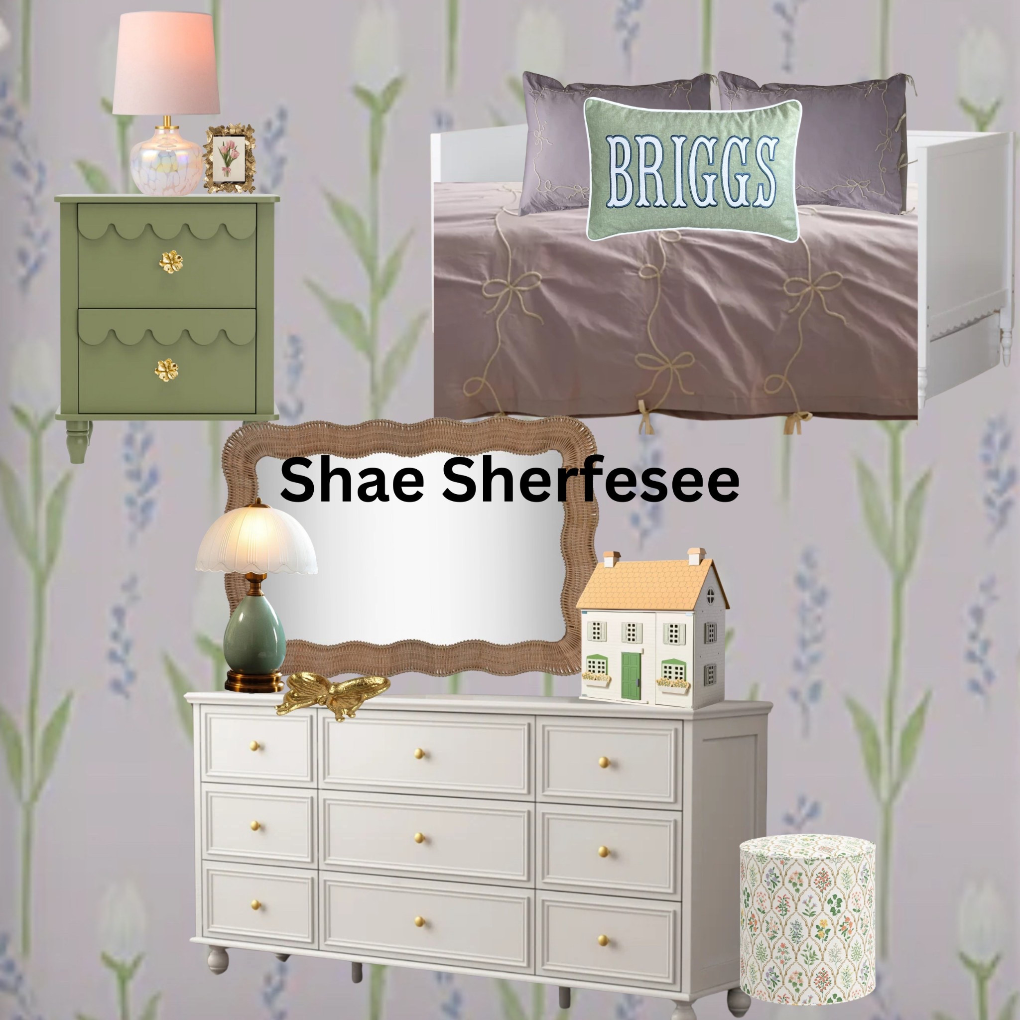 Purple and green little girls room! 

#LTKSaleAlert #LTKKids #LTKHome