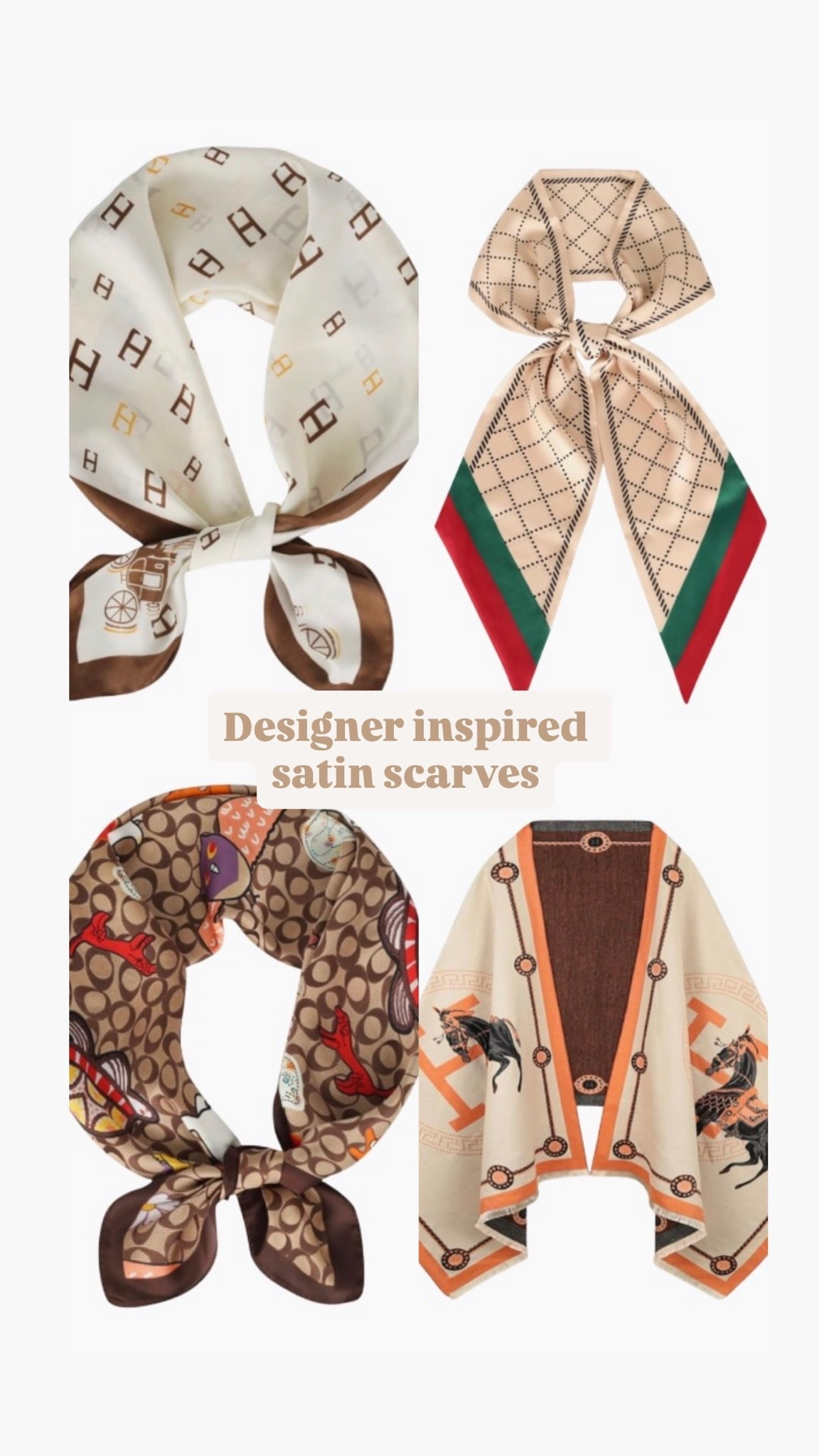 Satin scarves
Designer inspired
Travel finds
Euro summer
Silk scarf

#LTKsummer #LTKbeauty