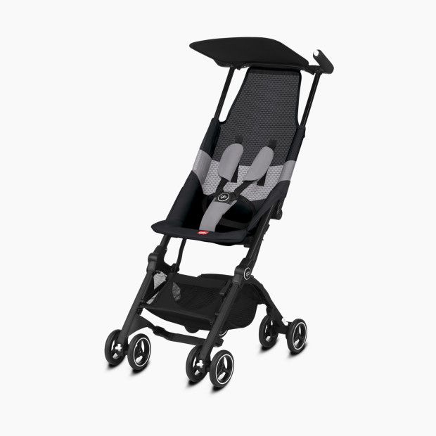 GB Pockit Air All Terrain Stroller in Velvet Black Size 28"" x 17.5"" x 39.8 | Babylist