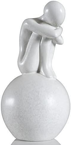 BUTILIVEEN Resin Thinker Statue, Abstract Art Sculpture, Decorative Figurines Home Decor for Livi... | Amazon (US)