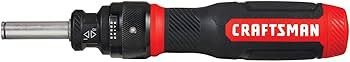CRAFTSMAN Ratcheting Screwdriver, SpeedDrive, 2” Double Ended Bits Included, Handle Holds Up To... | Amazon (US)