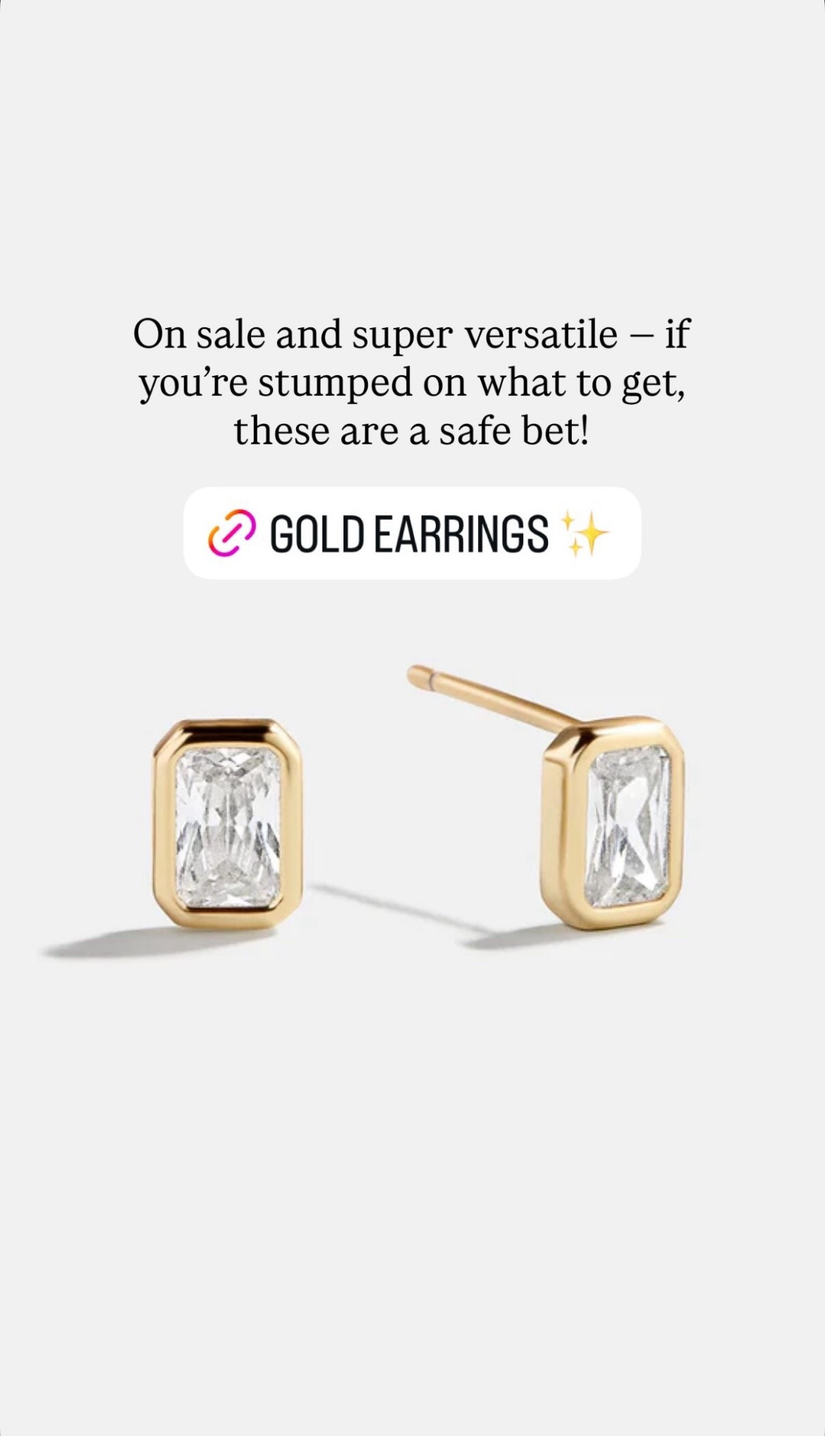 These gold earrings are on sale and super versatile - if you're stumped on what to get, these are a safe bet! ✨

#LTKHoliday #LTKGiftGuide #LTKSaleAlert