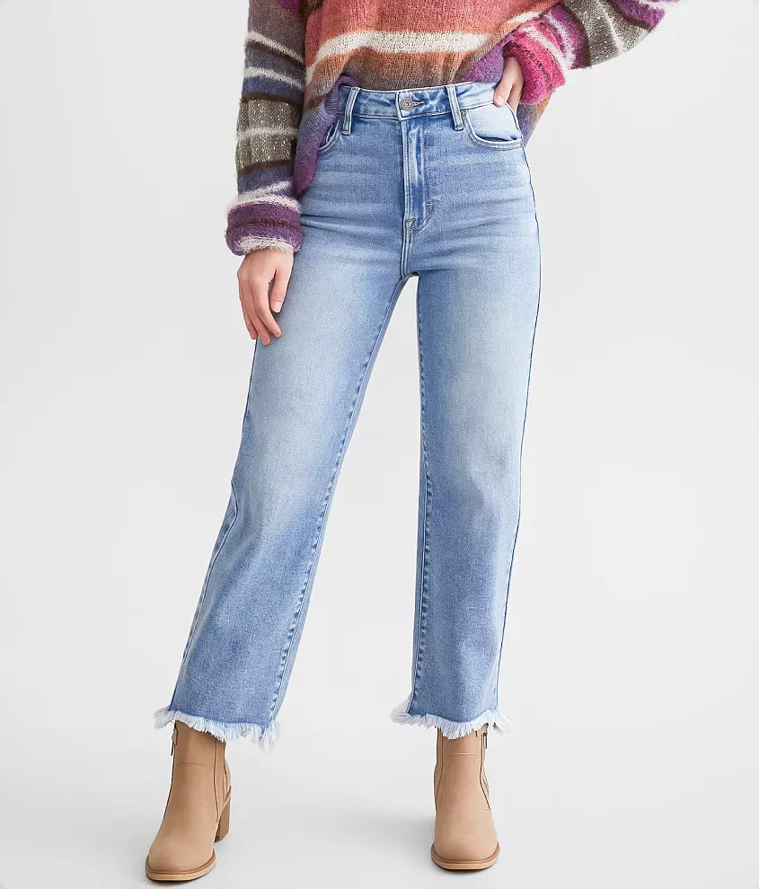 Tracey Cropped Wide Leg Jean | Buckle