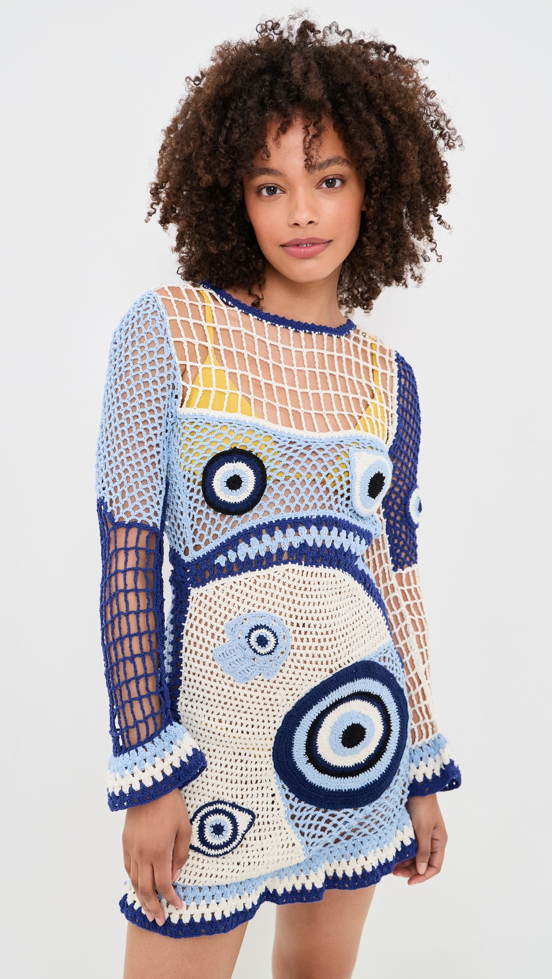 Dream Evil Eye Crochet Dress | Shopbop