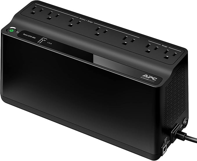 APC UPS 600VA / 330W UPS Battery Backup & Surge Protector, 7 Outlets (NEMA 5-15R), USB Charging P... | Amazon (US)