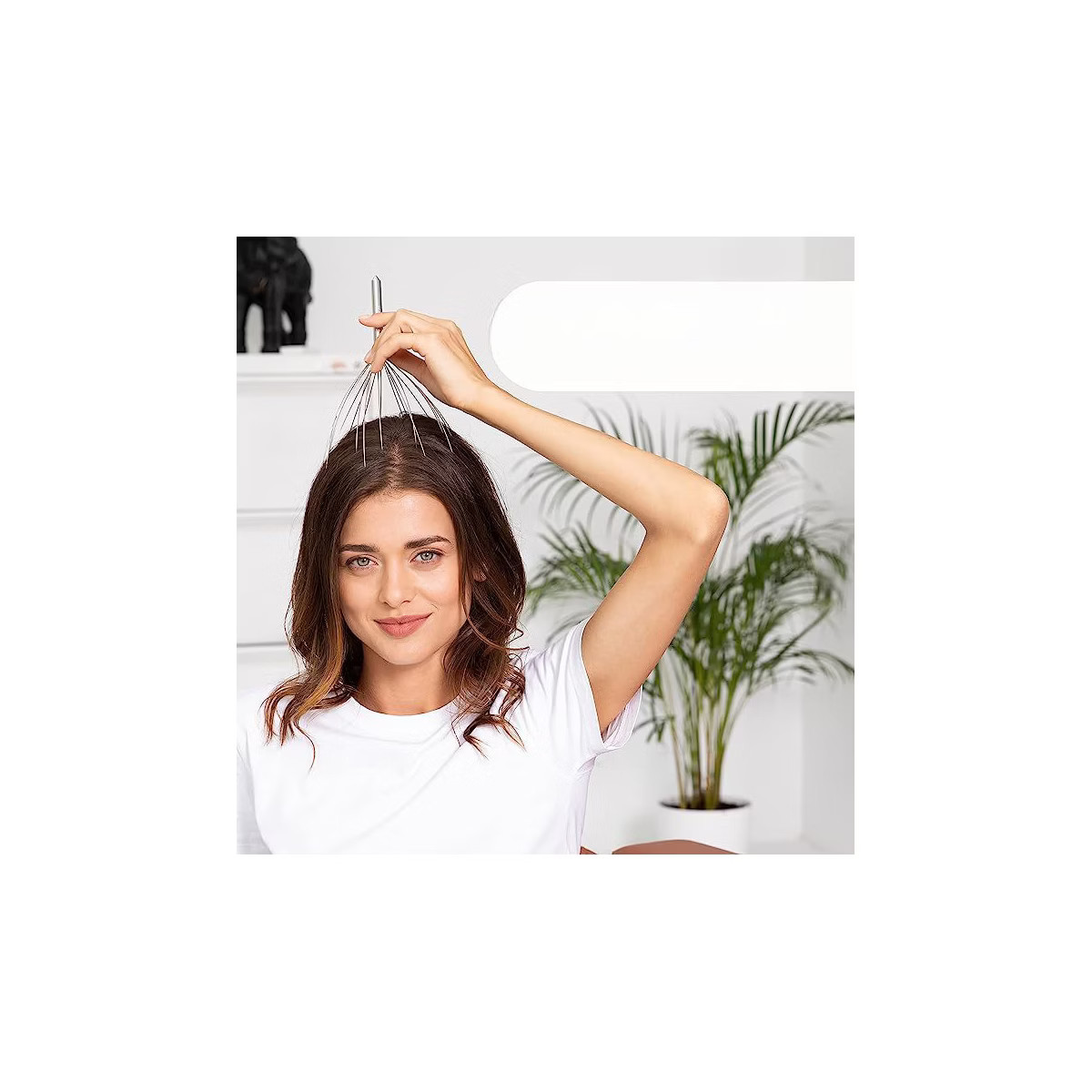 PURAVA Scalp Scratcher Massage with 20 Fingers for Relaxation and Scalp Stimulation, Gold, Pack o... | Target